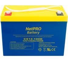 NetPRO CS 12-100D (12V/100Ah C20) - фото 1